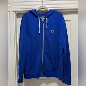 Express XL Men's Blue Zip Hoodie
